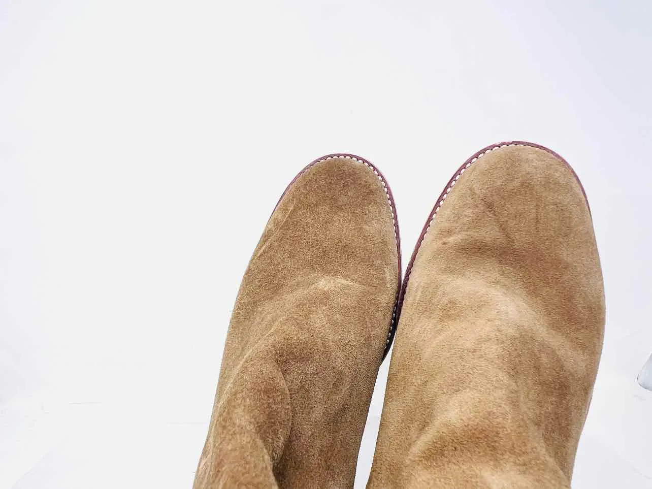 Madewell Size 10 Olive Stretch Suede Shoes Boots