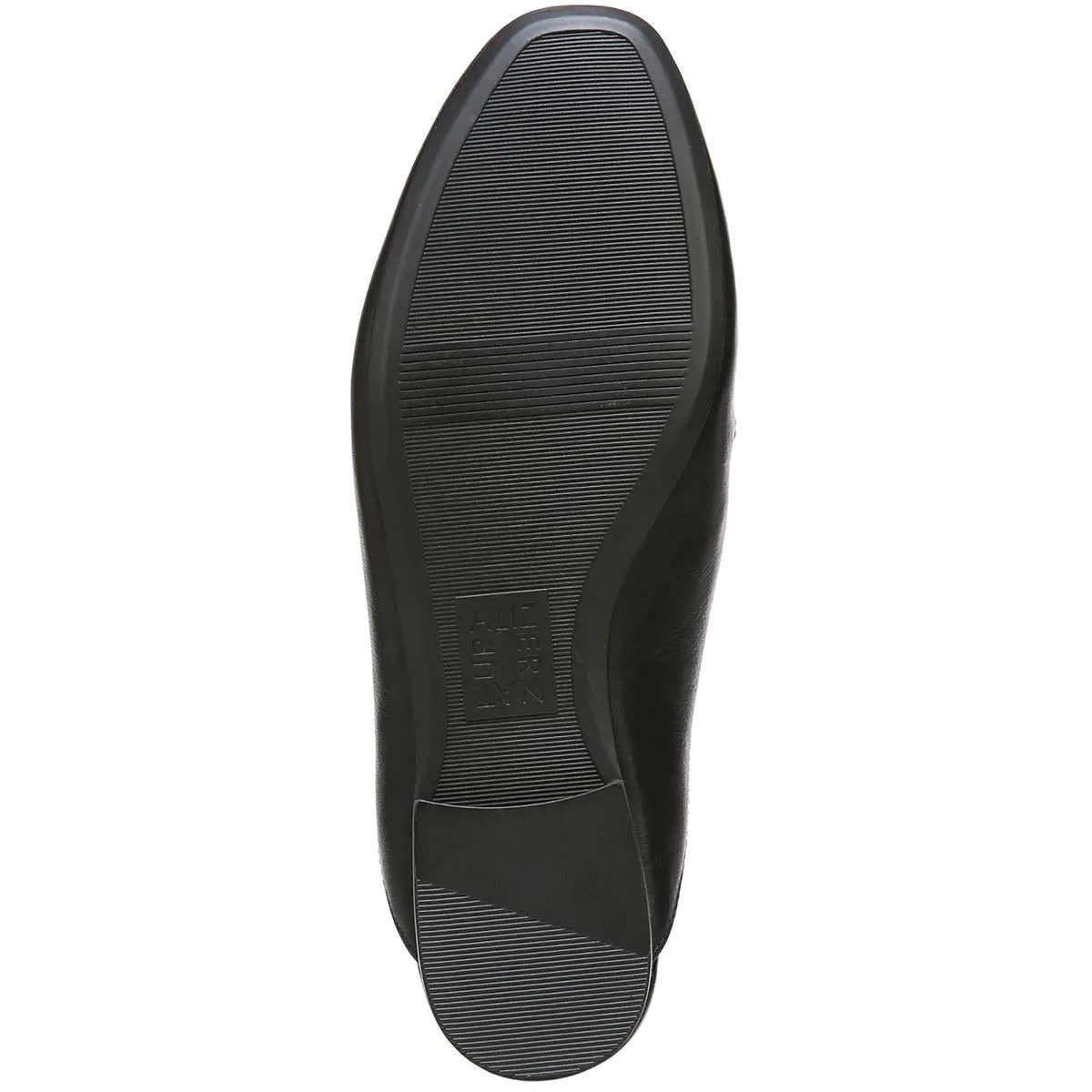 Maxwell Womens Leather Ankle Strap Ballet Flats