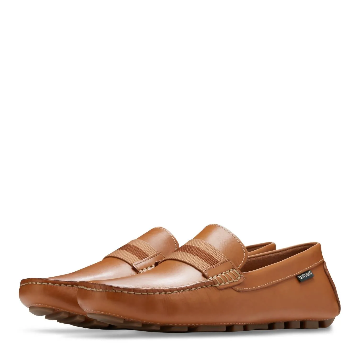 Men's Whitman Banded Driving Moc Loafers In Camel 06