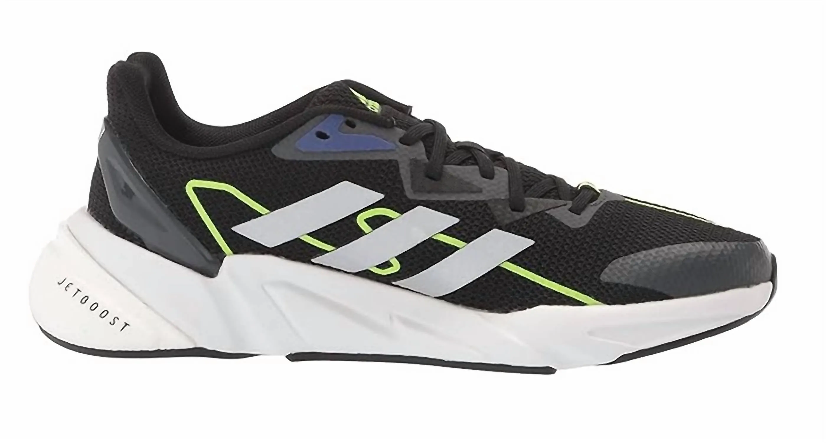 Men's X9000L2 Running Shoe In Core Black/matte Silver/signal Green