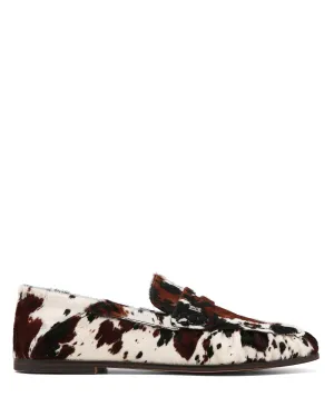 Mica Brown Cow Print