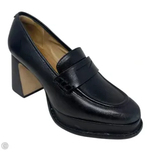 Natalie Platform Loafers By Bernardo In Black, Size: 6.5