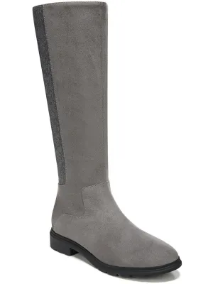 New Start Womens Faux Suede Tall Knee-High Boots