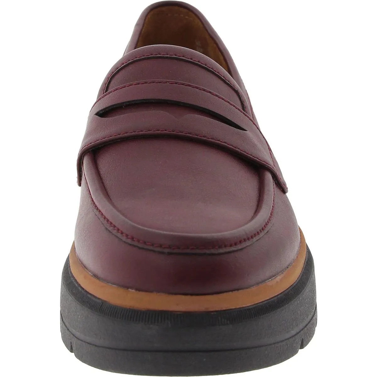 Nice Day Max Womens Faux Suede Slip On Loafers