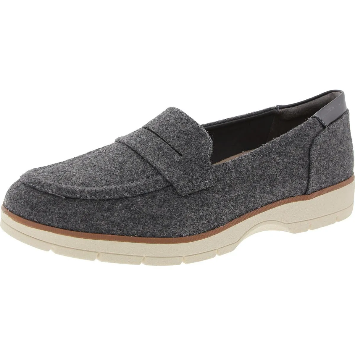 Nice Day Womens Cushioned Footbed Slip-On Loafers