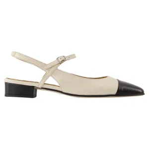 Oceano Flat Shoes - Carel - Leather - Beige