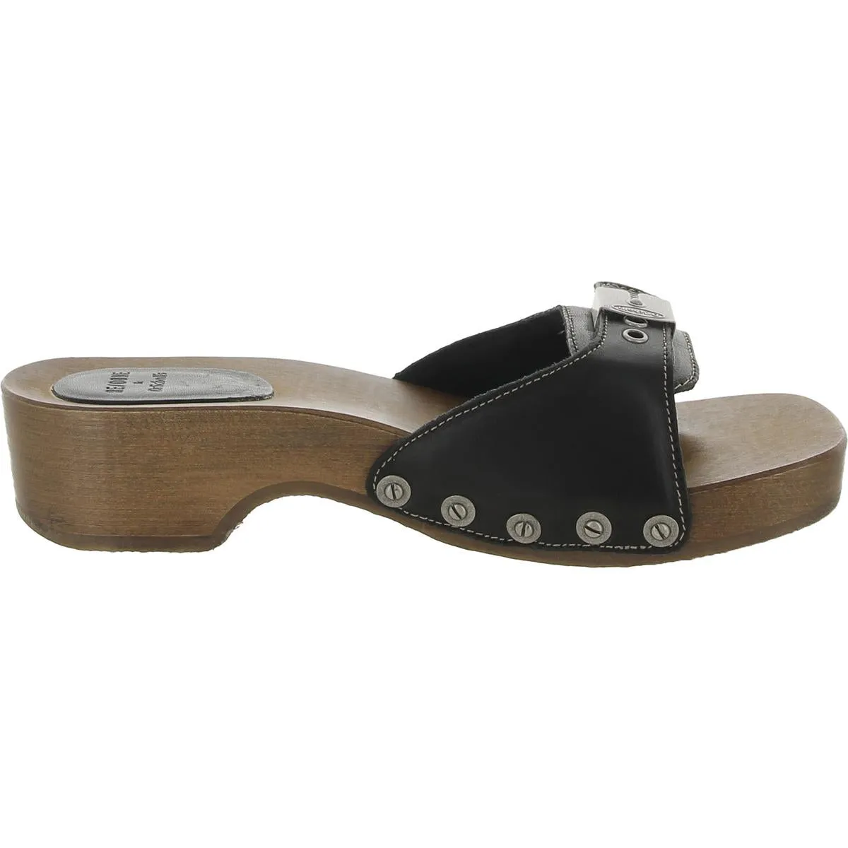 Original Icon Womens Leather Slip On Heels