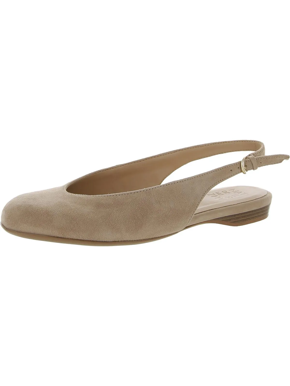 Primo Womens Suede Ankle Strap Slingback Heels