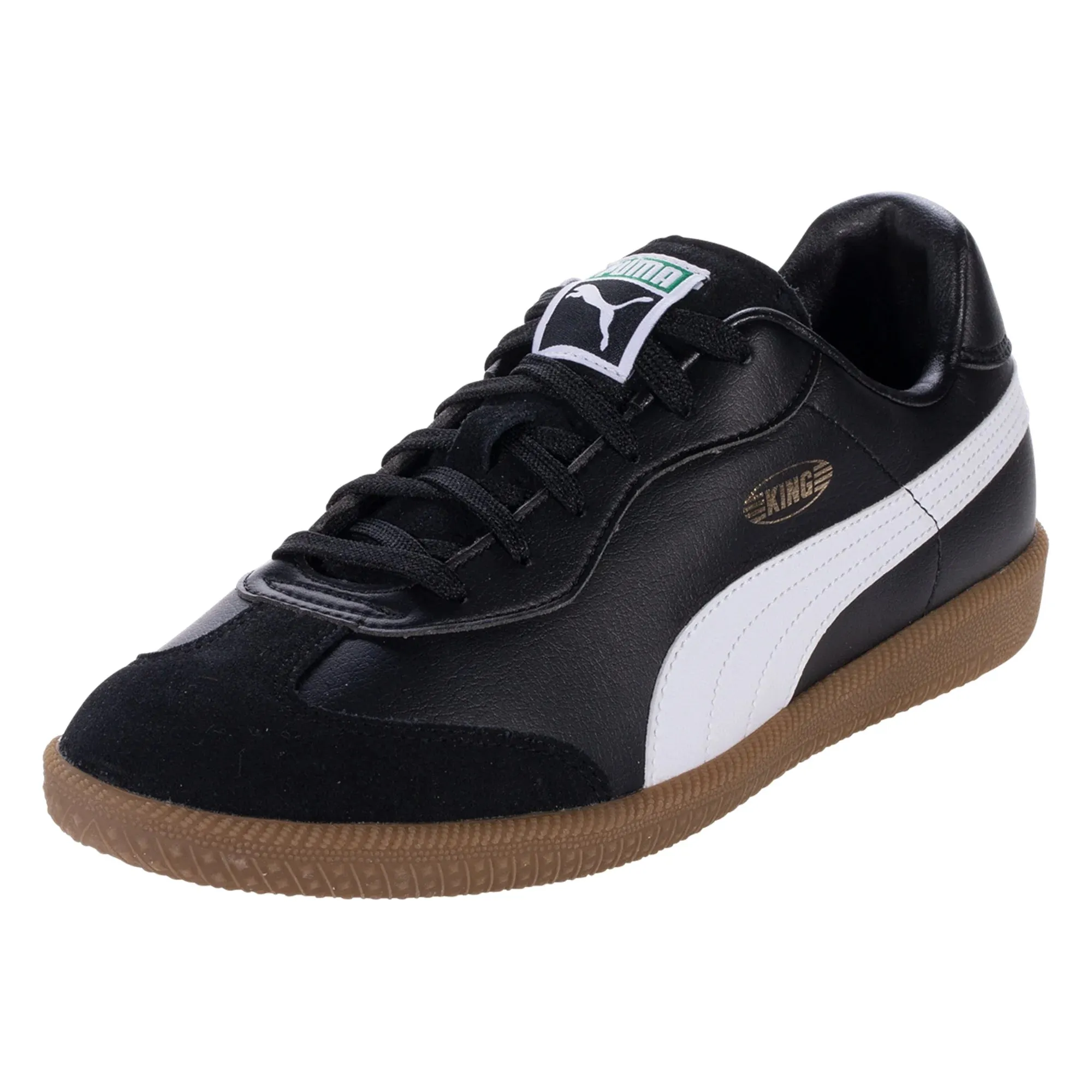 Puma King 21 IT Indoor Shoes Football Boots- Black/White