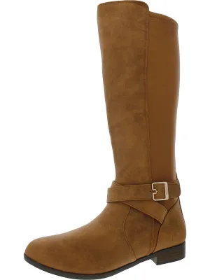 Rate Womens Faux Leather Tall Knee-High Boots