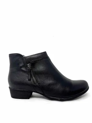 Rockport Size 11 Black Cut-outs Leather Shoes Ankle Boots