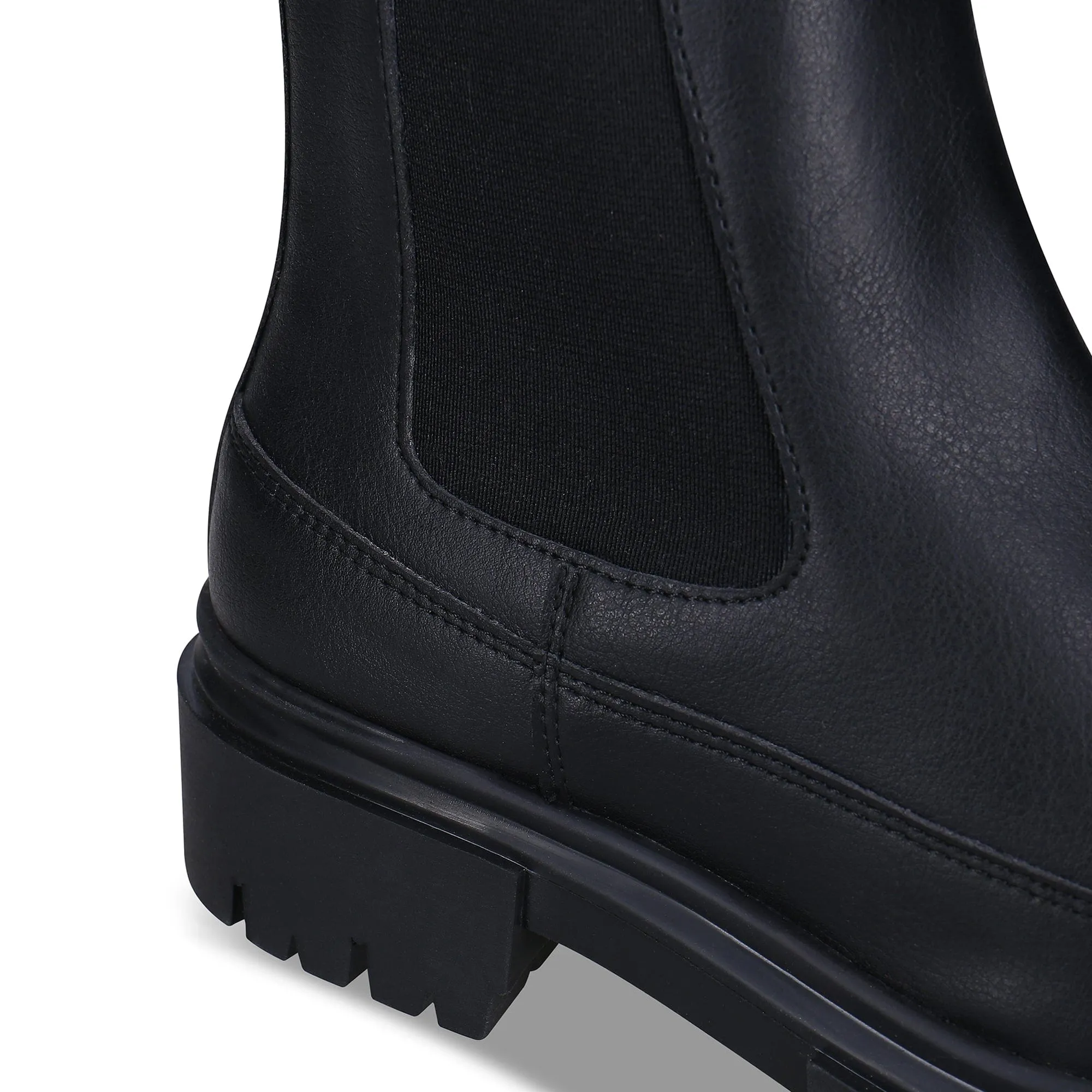 Selma Women's Vegan Leather Chelsea Boots | Black