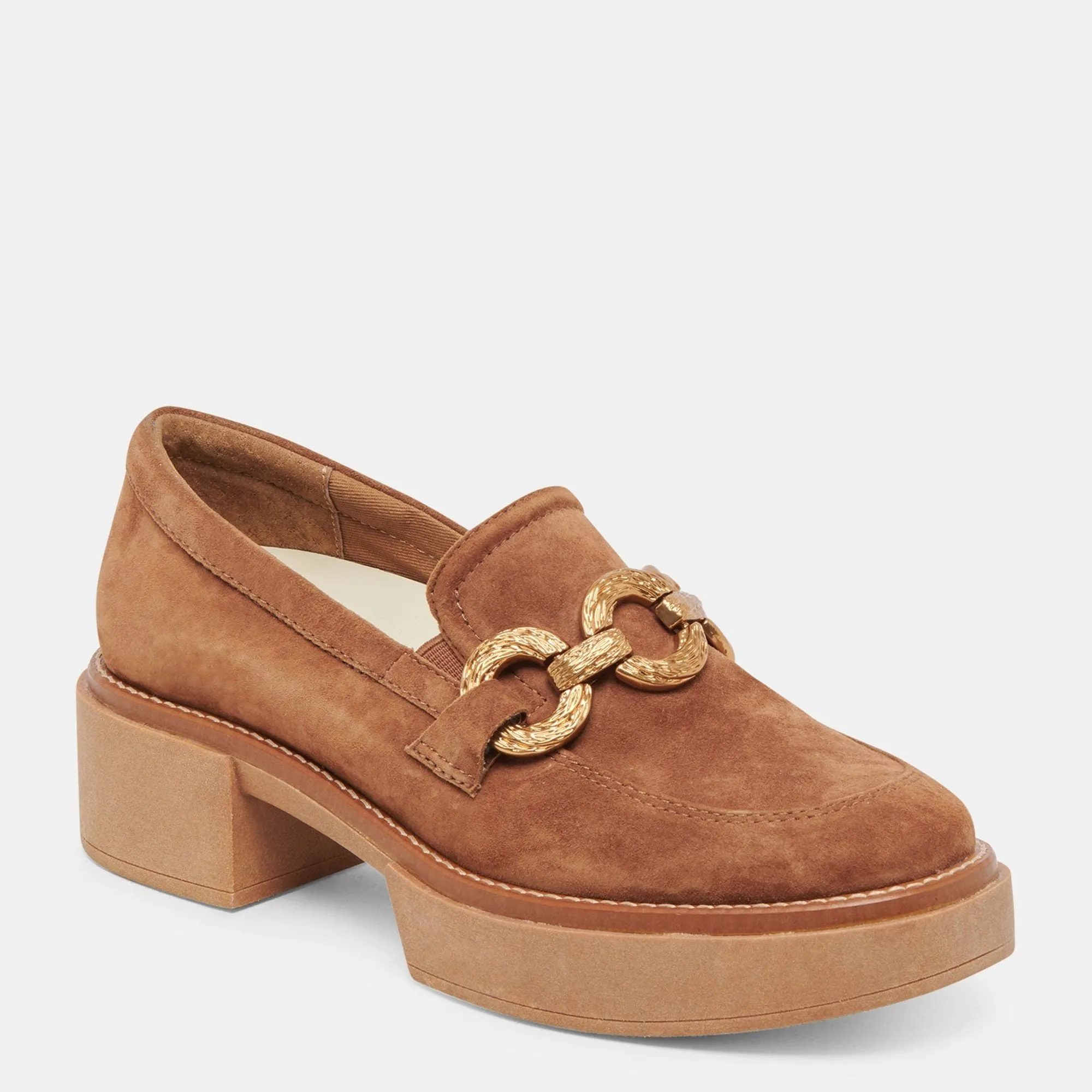 Sheena Loafers Brown Suede