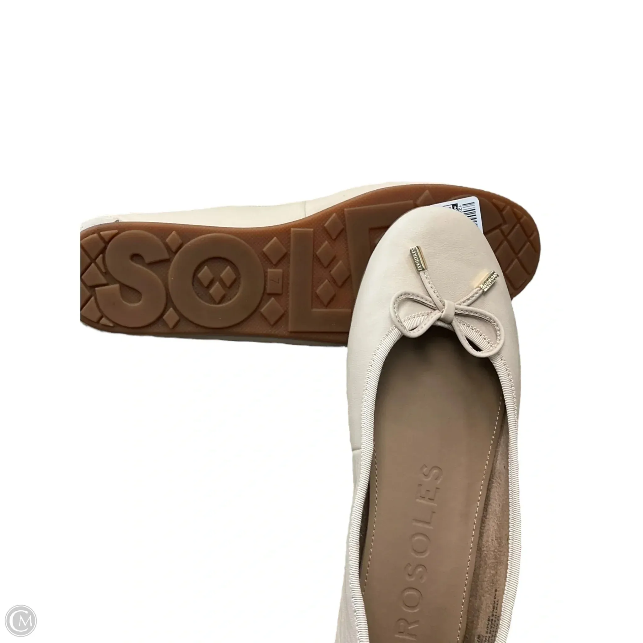 Shoes Flats By Aerosoles In Beige, Size: 7