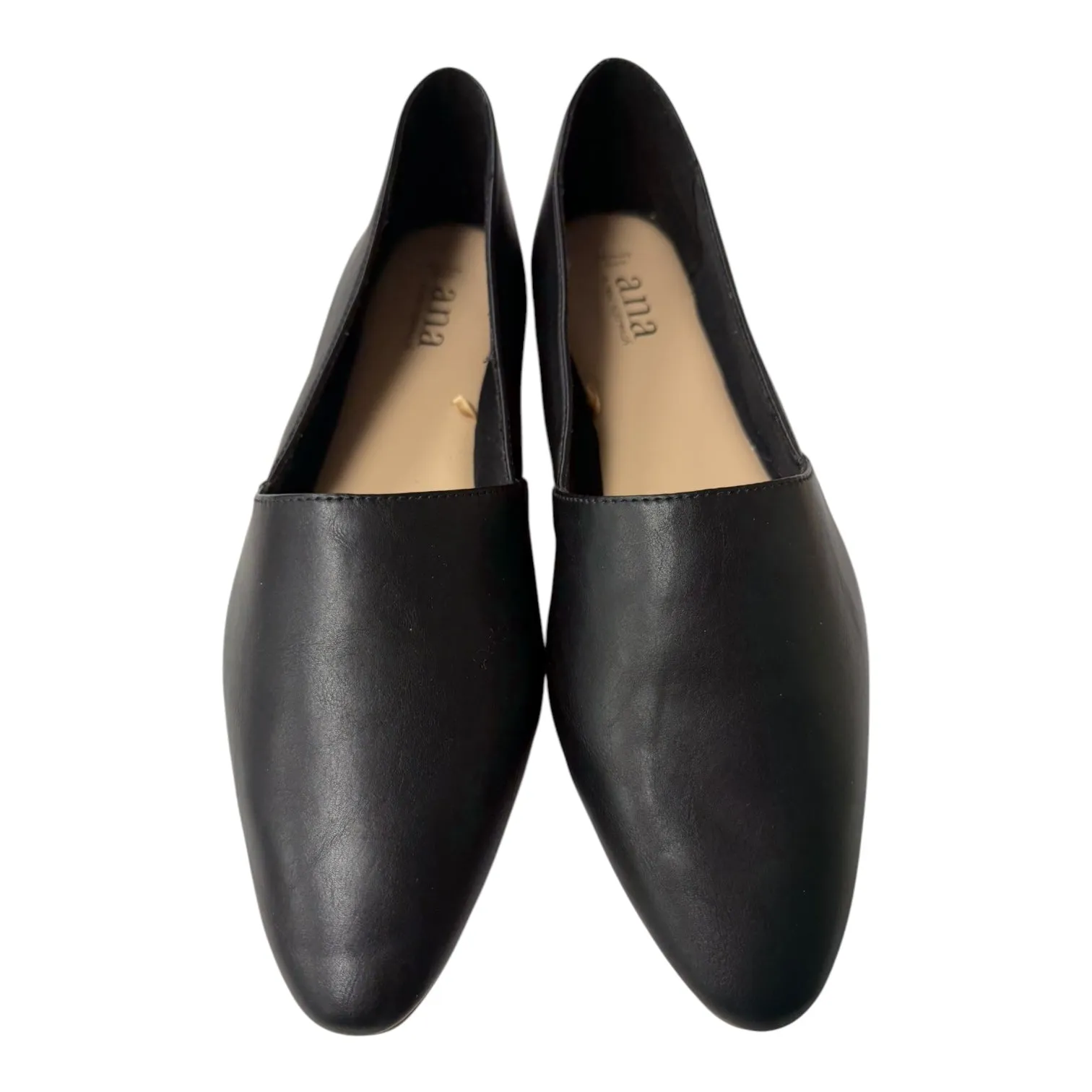 Shoes Flats By Ana In Black, Size:11
