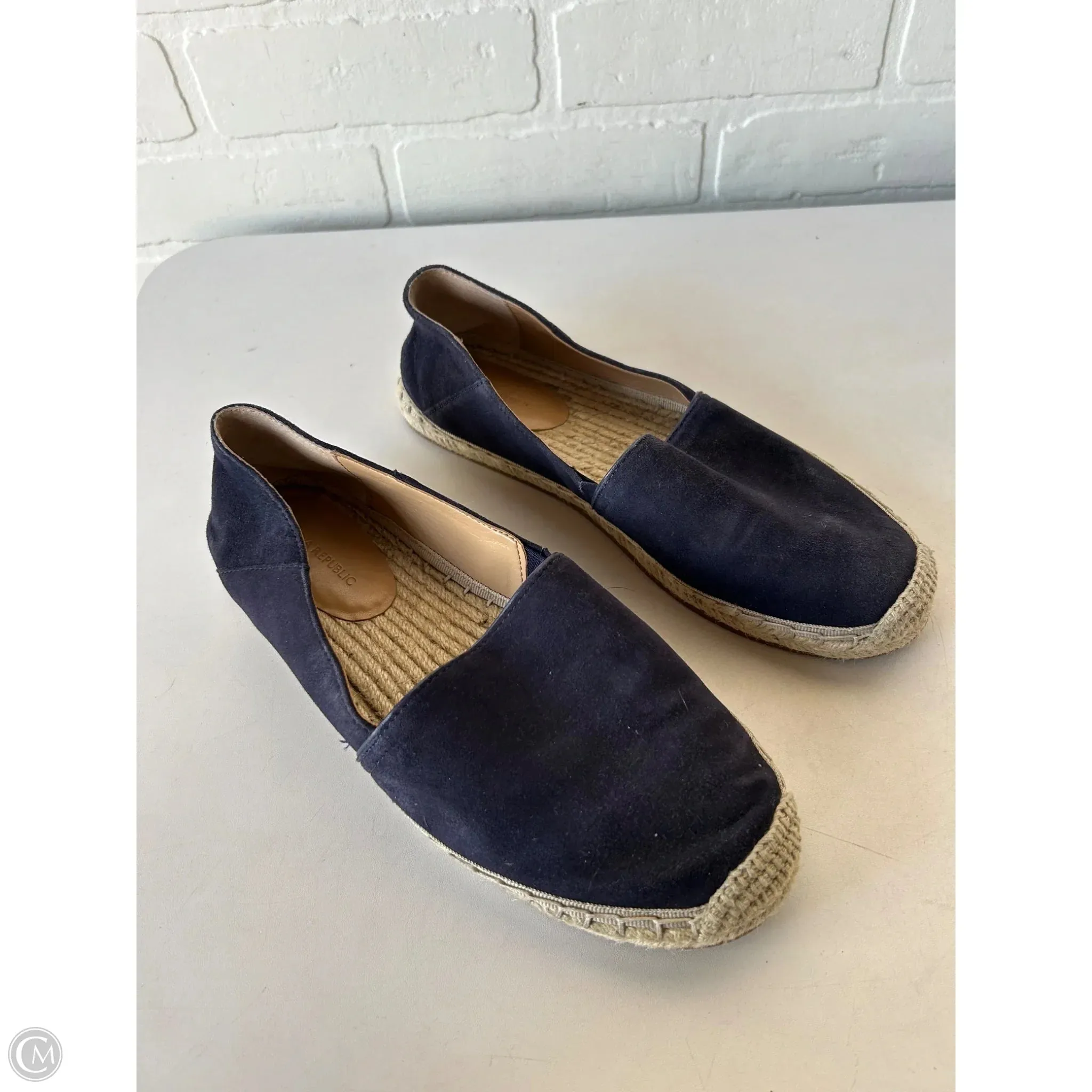 Shoes Flats By Banana Republic In Blue, Size: 7.5