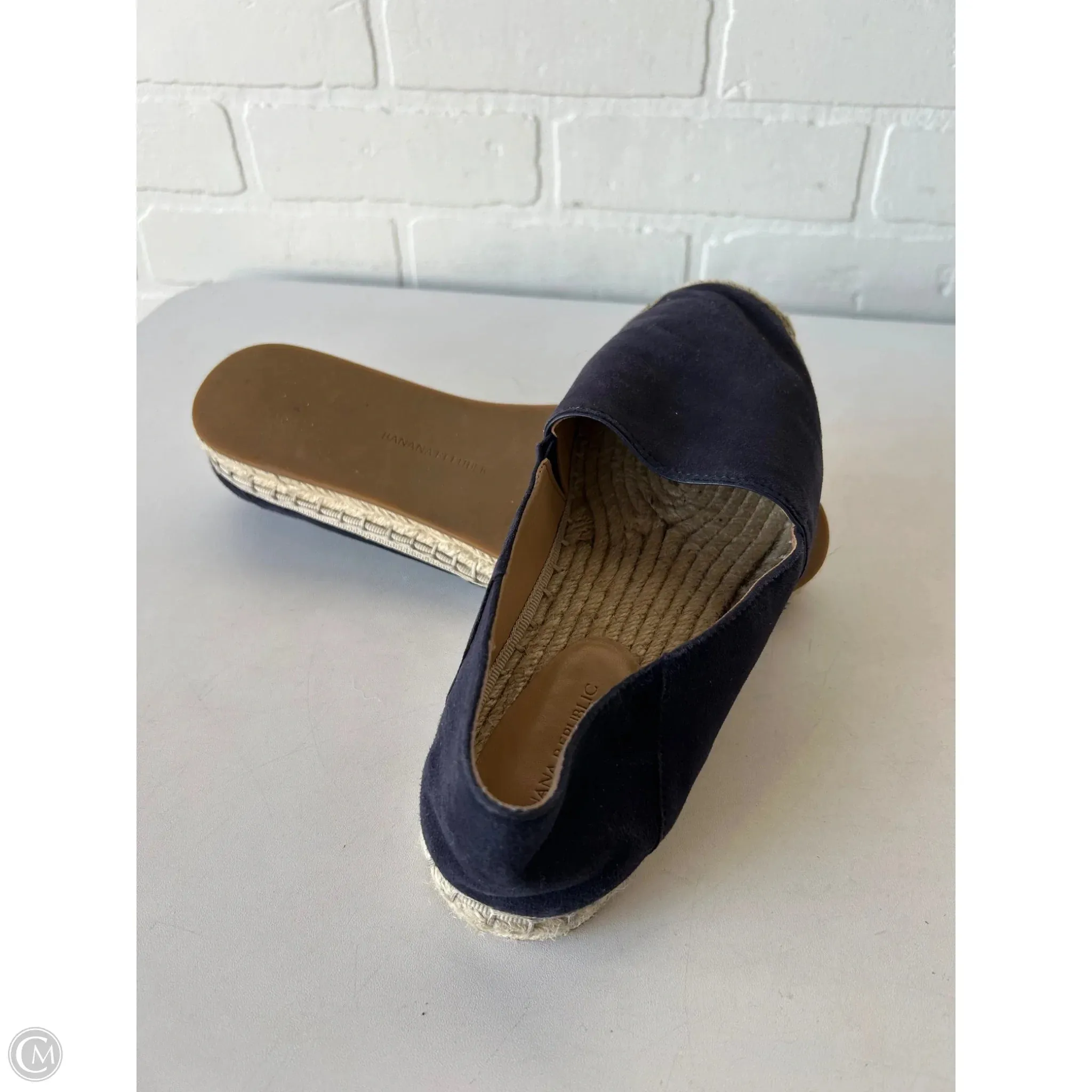 Shoes Flats By Banana Republic In Blue, Size: 7.5