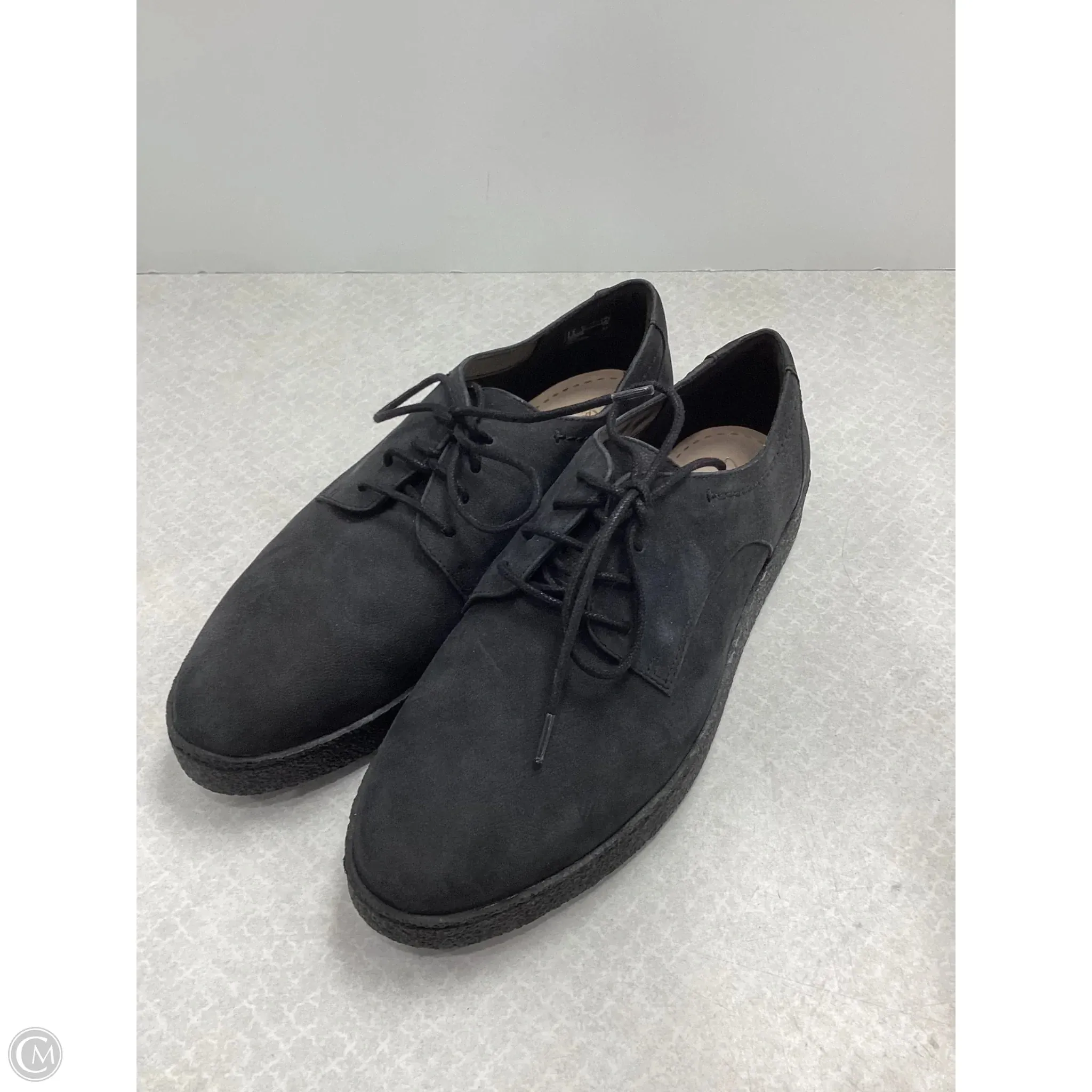 Shoes Flats By Clarks In Black, Size: 8.5