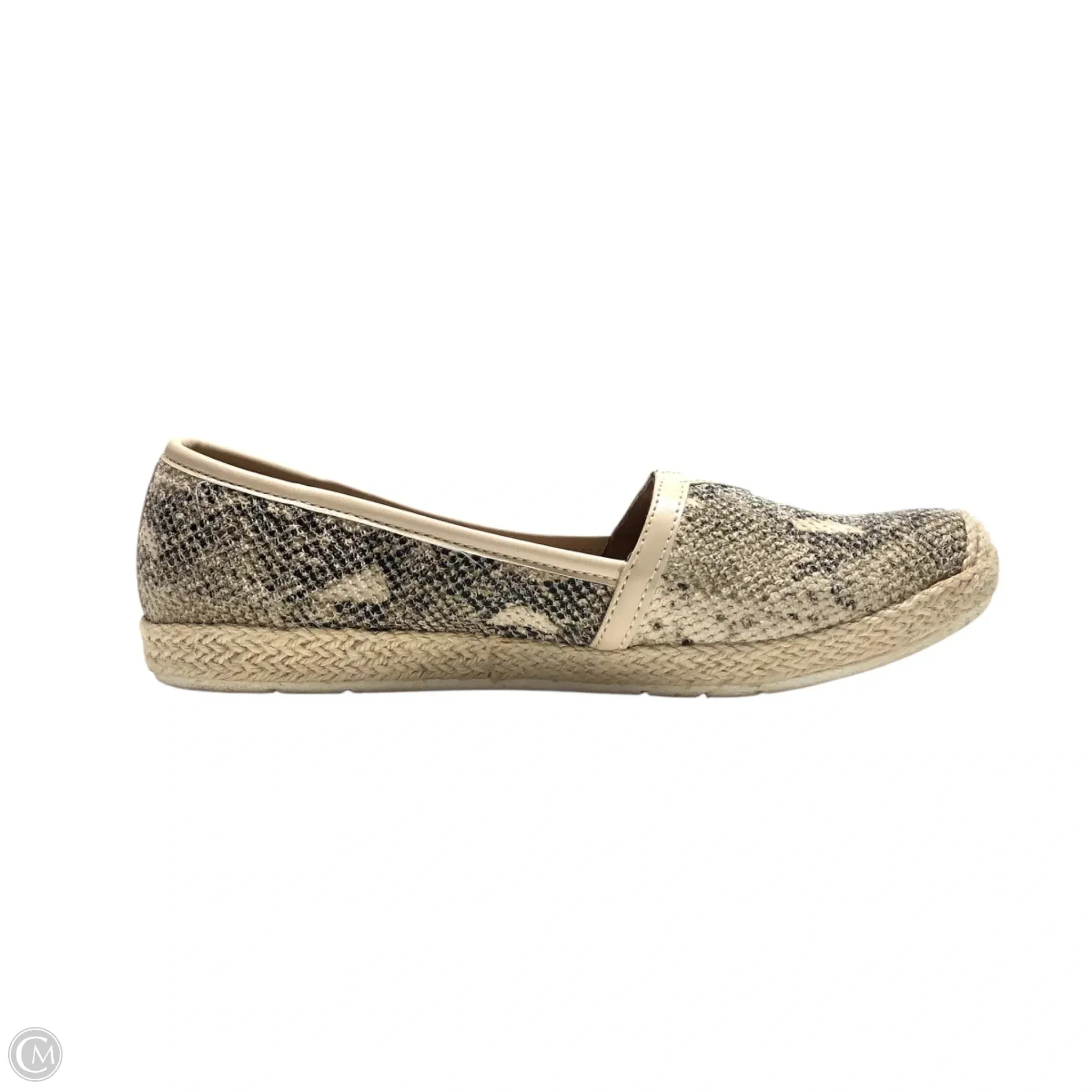 Shoes Flats By Clothes Mentor In Beige, Size: 8