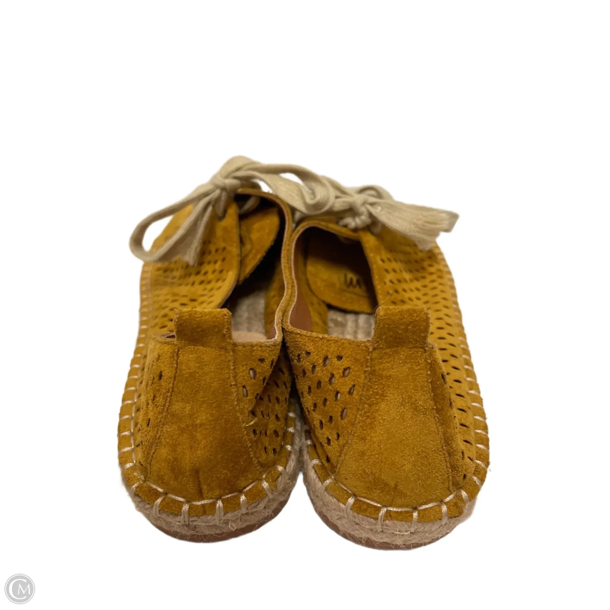 Shoes Flats By Clothes Mentor In Yellow, Size: 8.5