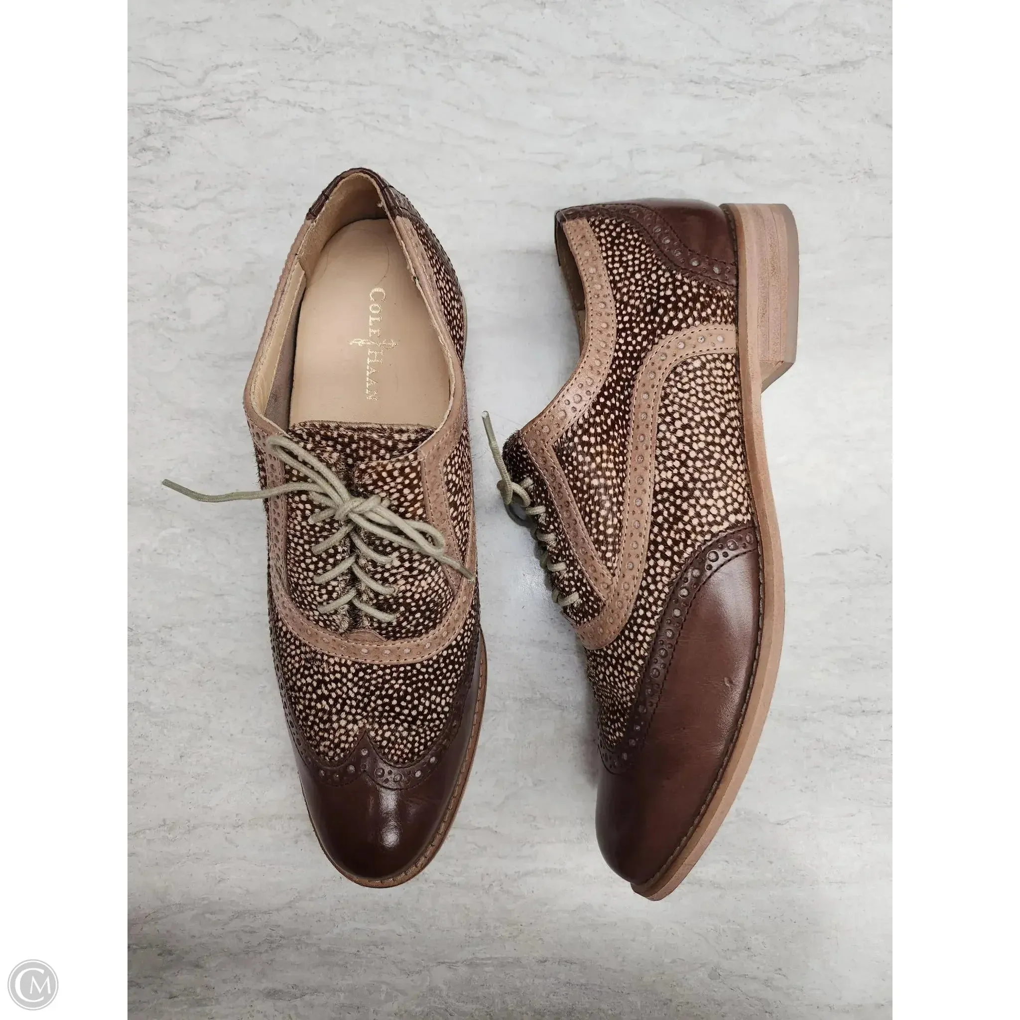 Shoes Flats By Cole-haan In Brown, Size: 9.5