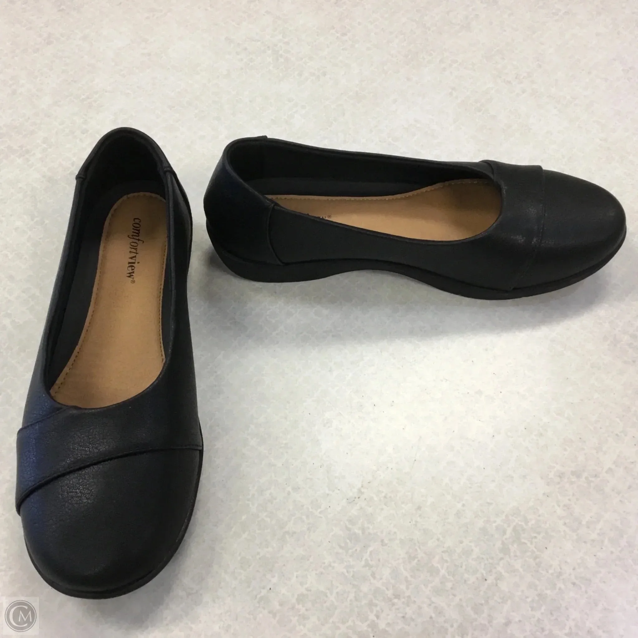 Shoes Flats By Comfortview In Black, Size: 8.5