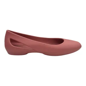 Shoes Flats By Crocs In Pink, Size:9