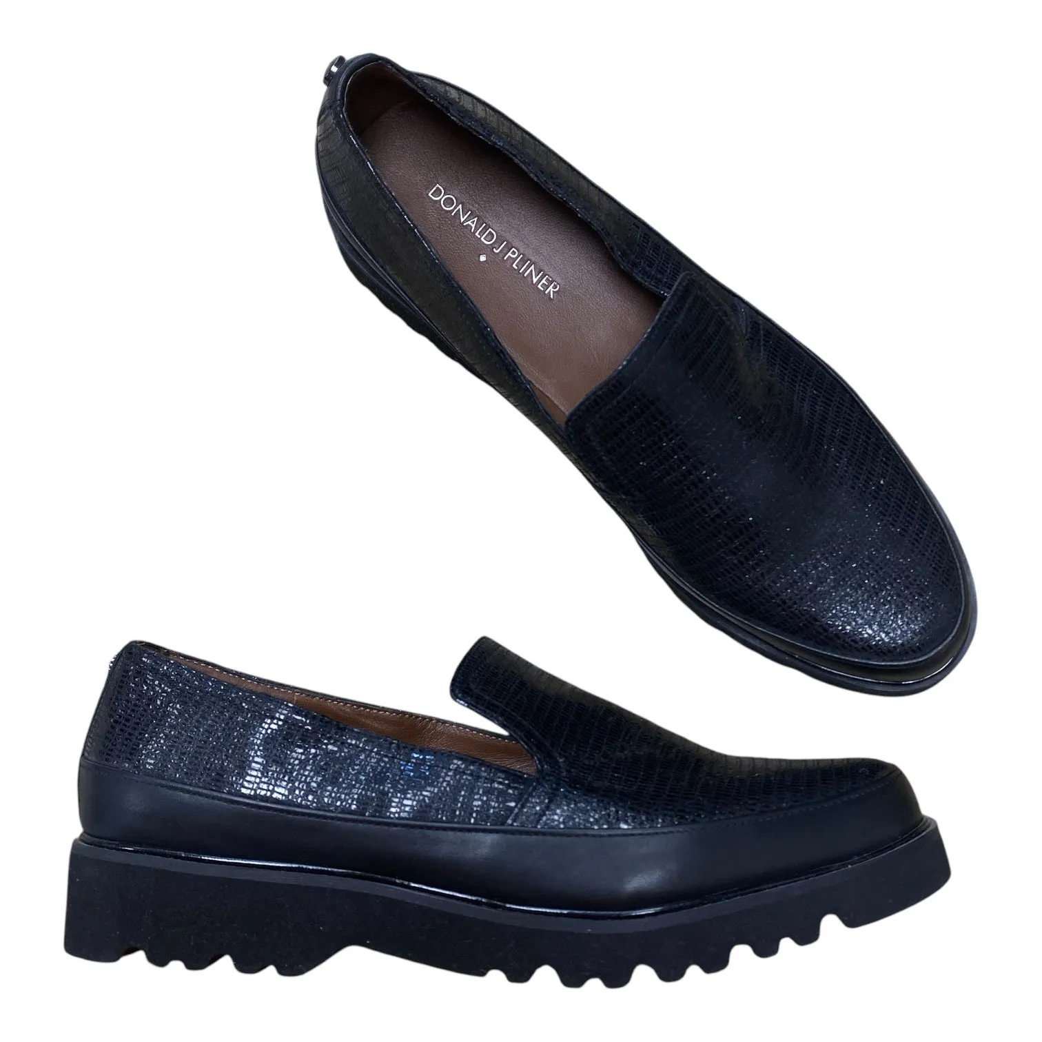 Shoes Flats By Donald Pliner In Black, Size:8.5