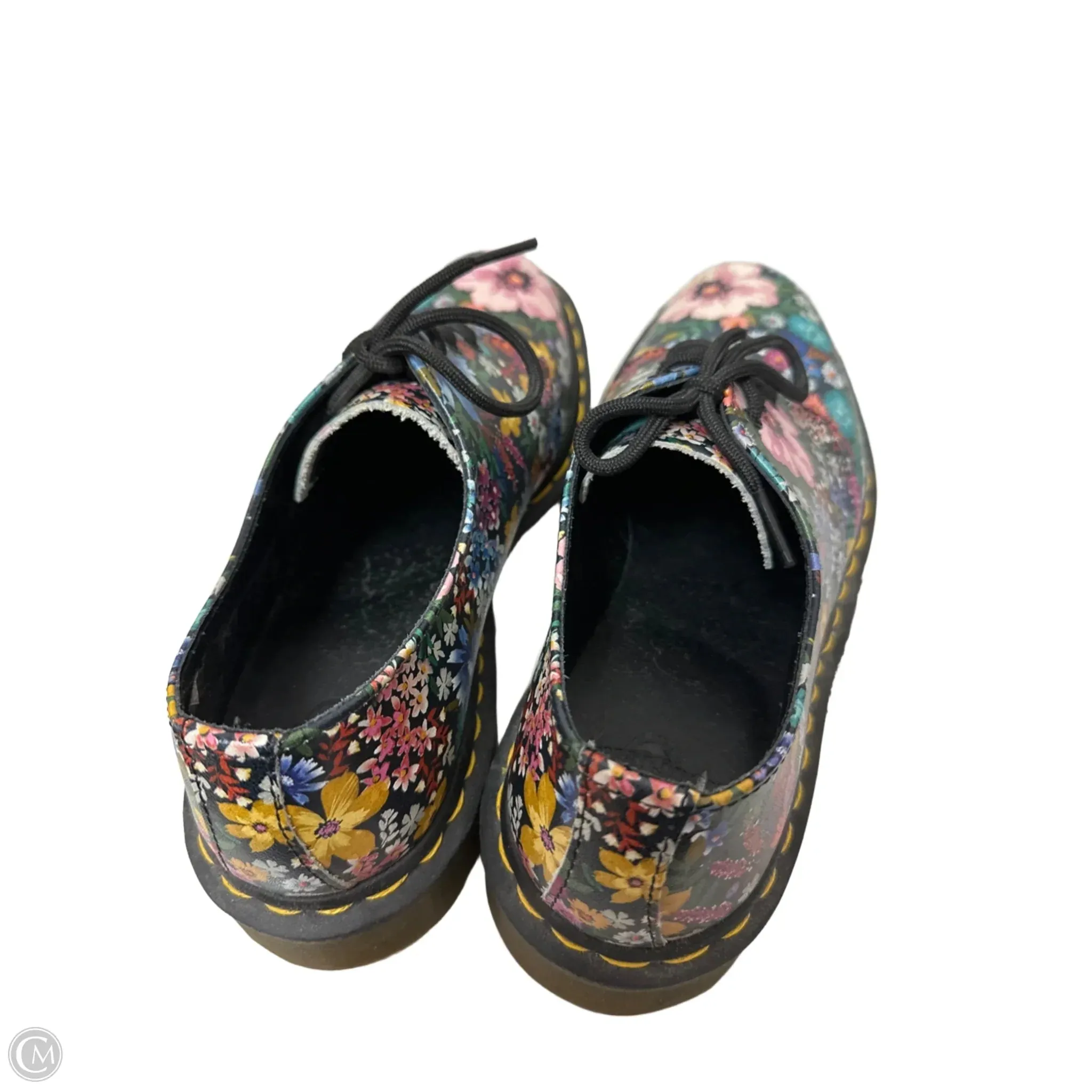 Shoes Flats By Dr Martens In Floral Print, Size: 8