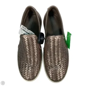 Shoes Flats By Ecco In Bronze, Size: 8.5
