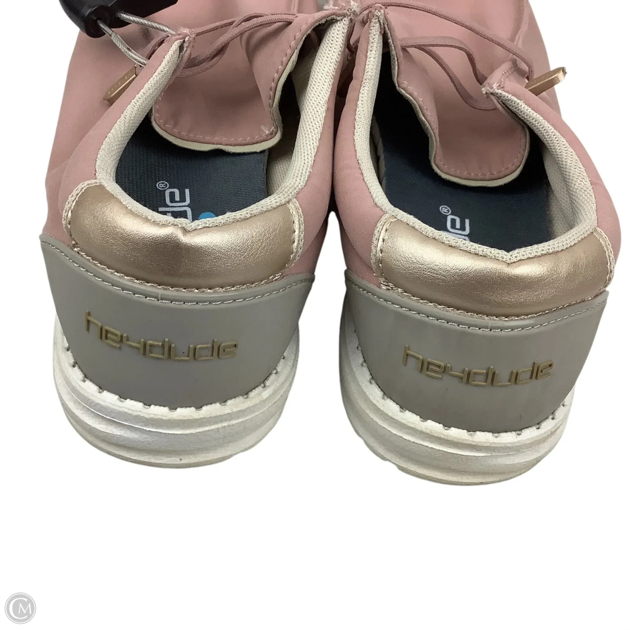 Shoes Flats By Hey Dude In Pink, Size: 9