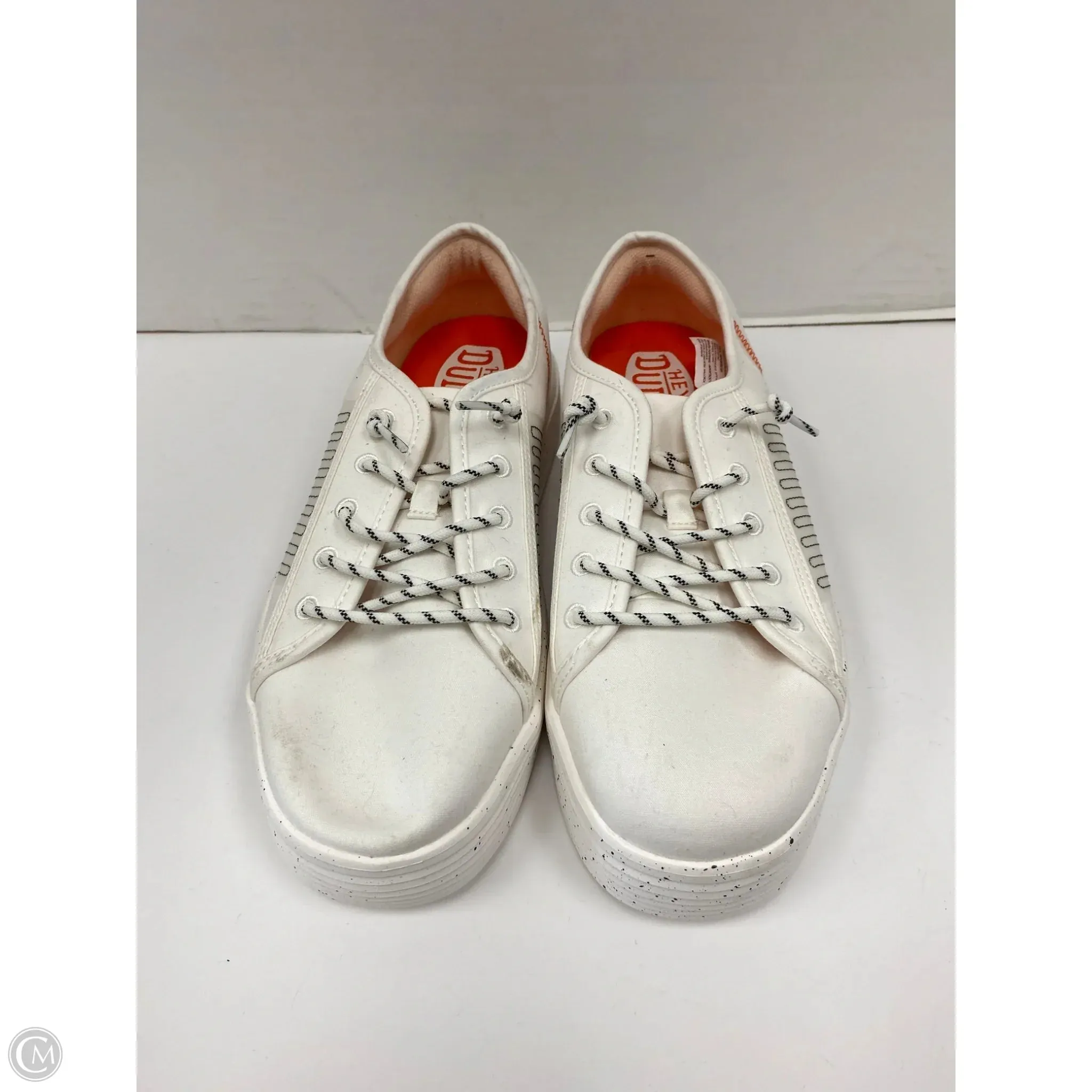 Shoes Flats By Hey Dude In White, Size: 10