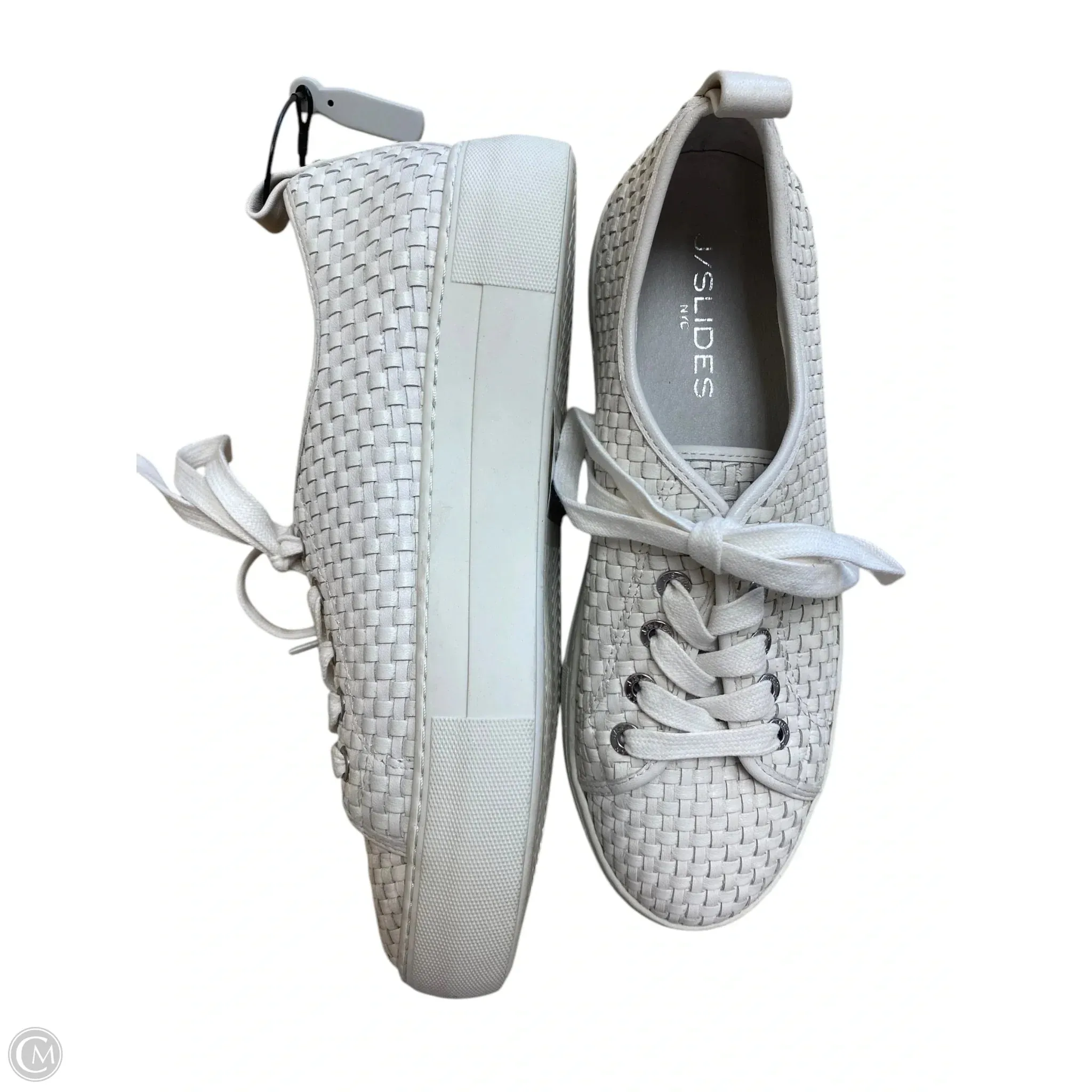 Shoes Flats By J Slides In White, Size: 7