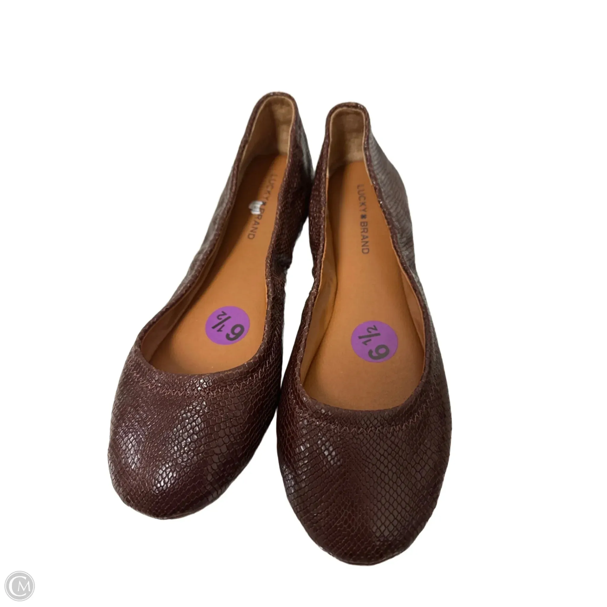 Shoes Flats By Lucky Brand In Bronze, Size: 6.5