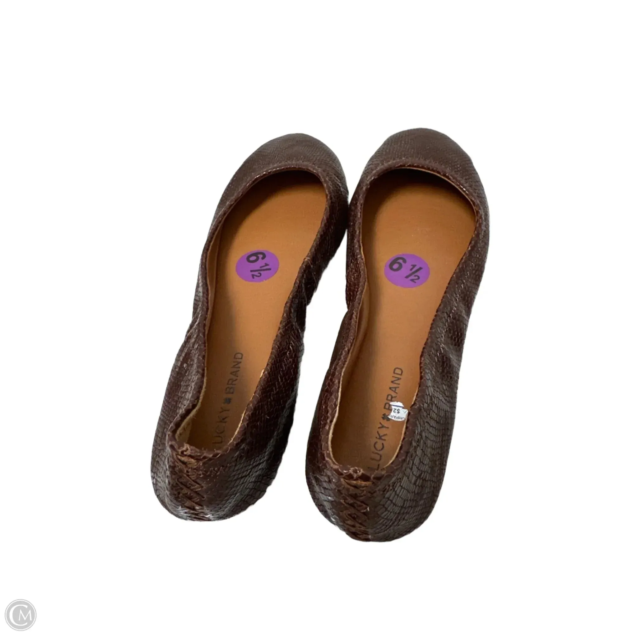 Shoes Flats By Lucky Brand In Bronze, Size: 6.5
