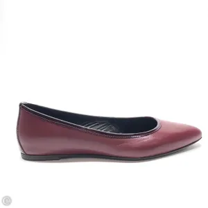 Shoes Flats By Pierre Darre’ In Maroon, Size: 9.5