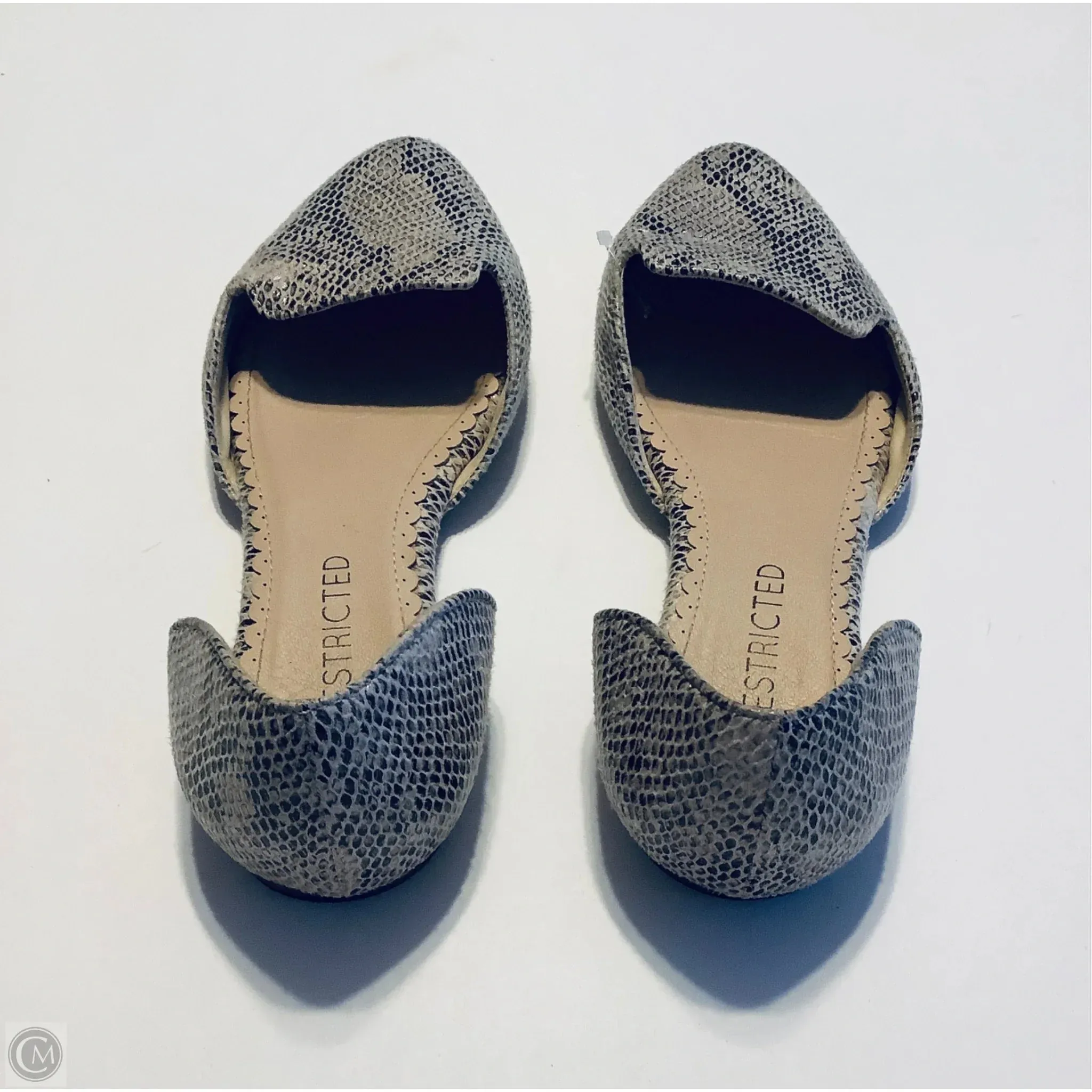 Shoes Flats By Restricted In Animal Print, Size: 7.5