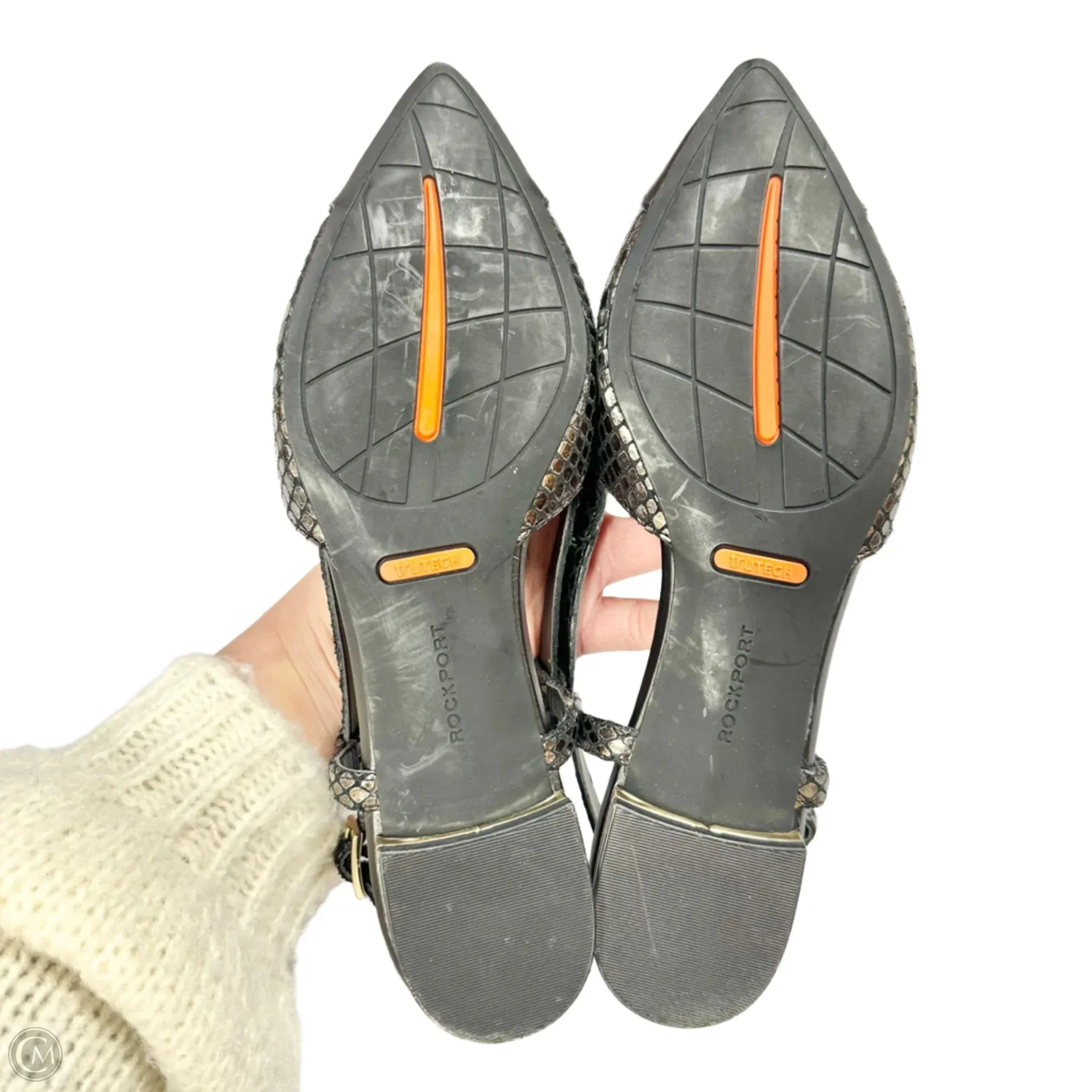 Shoes Flats By Rockport In Black, Size: 8.5