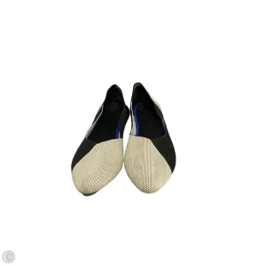 Shoes Flats By Rothys In Black & Cream, Size: 8.5