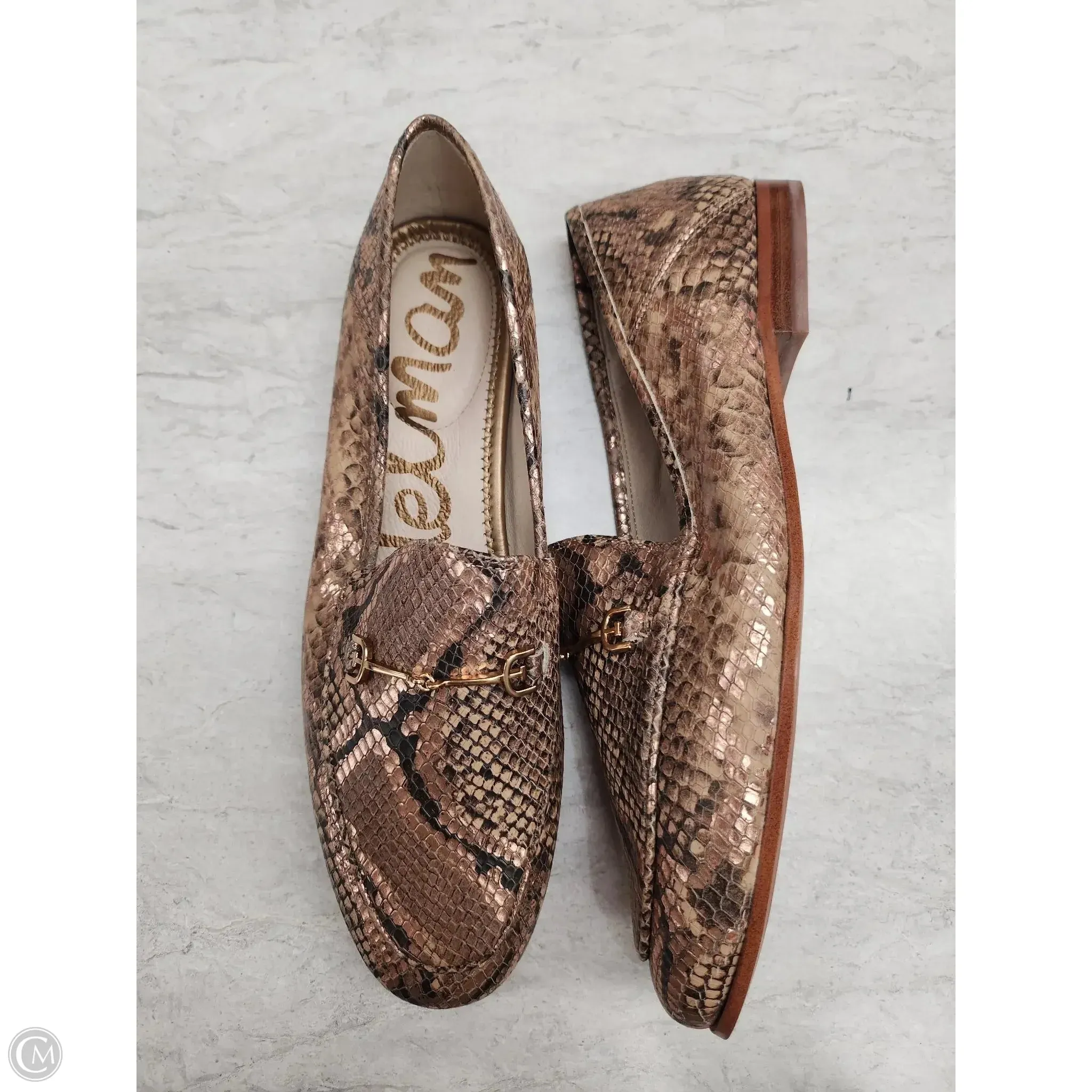 Shoes Flats By Sam Edelman In Snakeskin Print, Size: 9.5