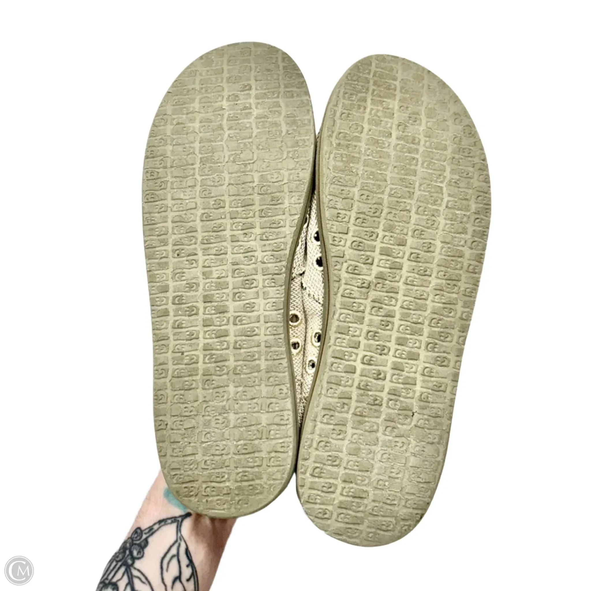 Shoes Flats By Sanuk In Beige, Size: 9