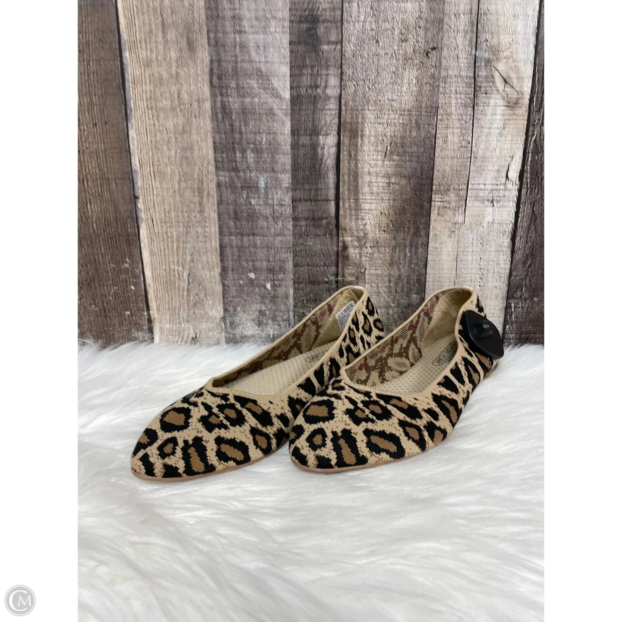 Shoes Flats By Skechers In Leopard Print, Size: 9