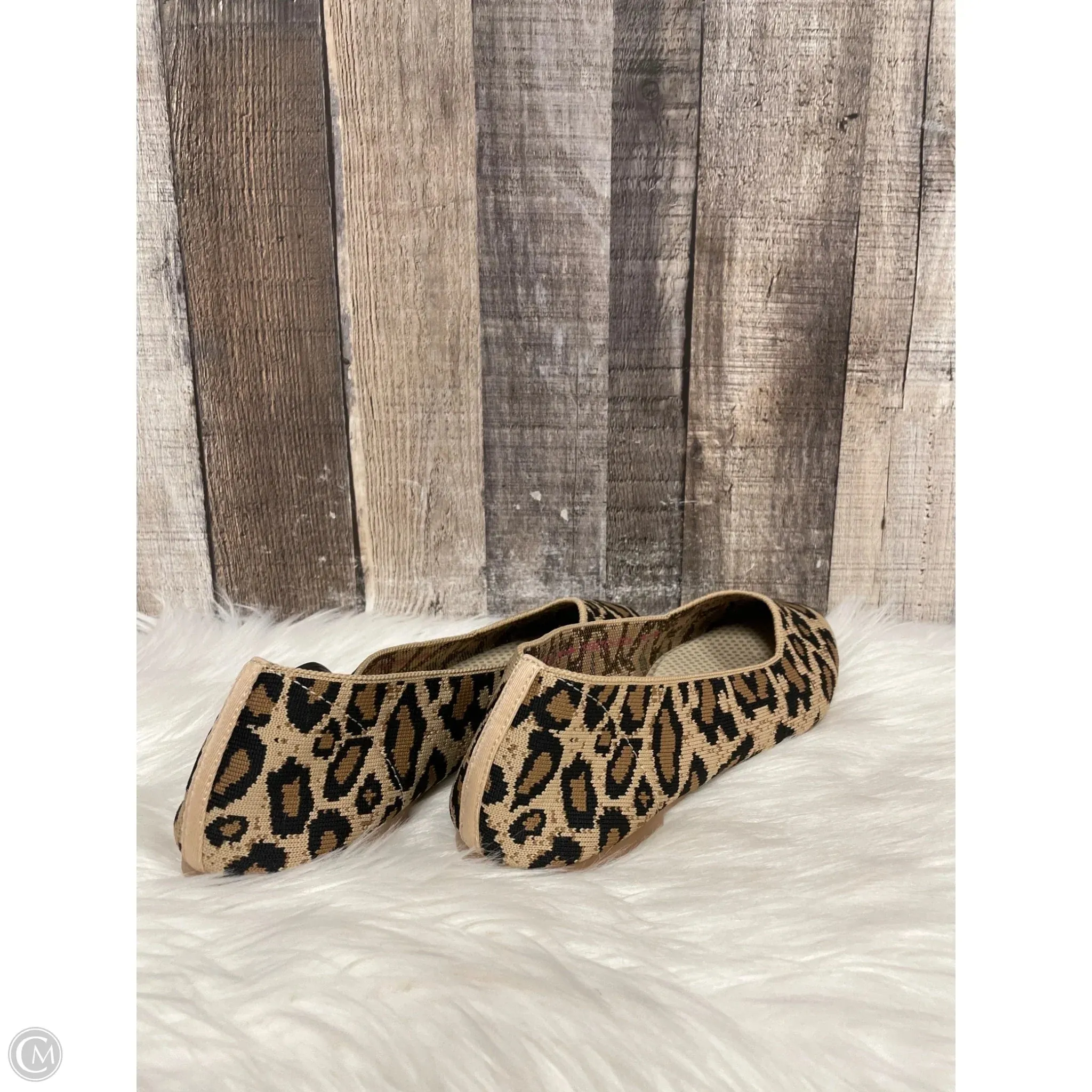 Shoes Flats By Skechers In Leopard Print, Size: 9
