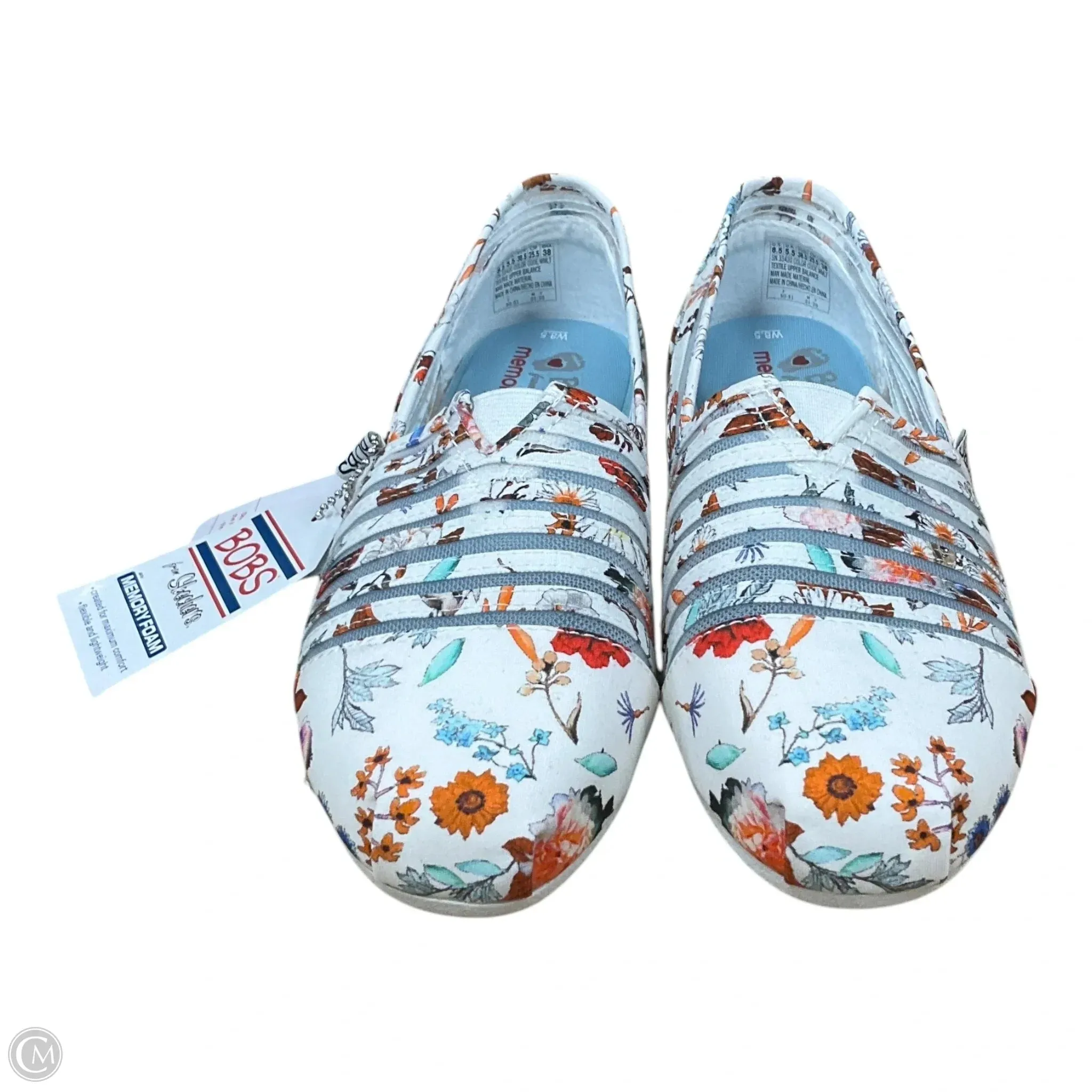 Shoes Flats By Skechers In White, Size: 8.5