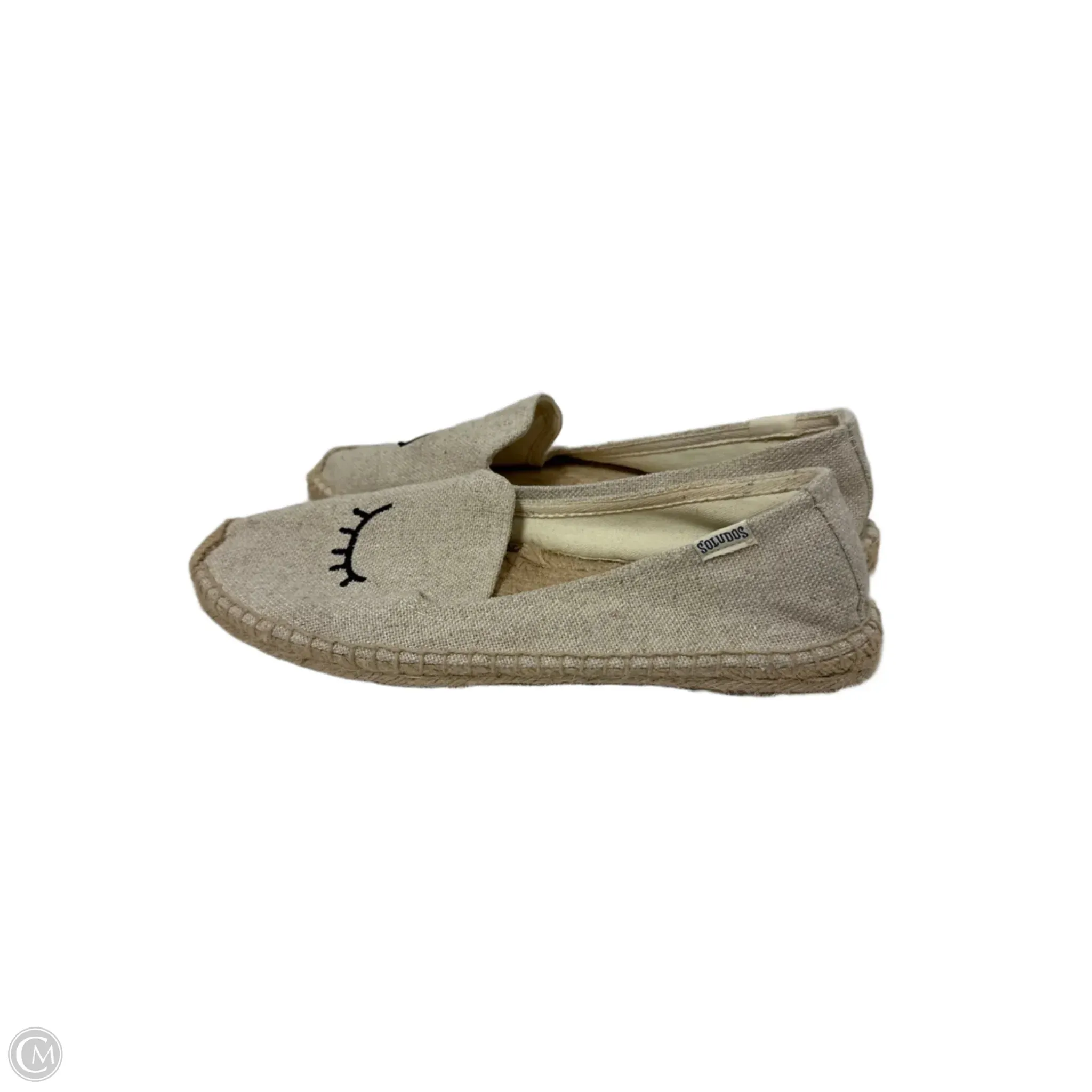 Shoes Flats By Soludos In Cream, Size: 8