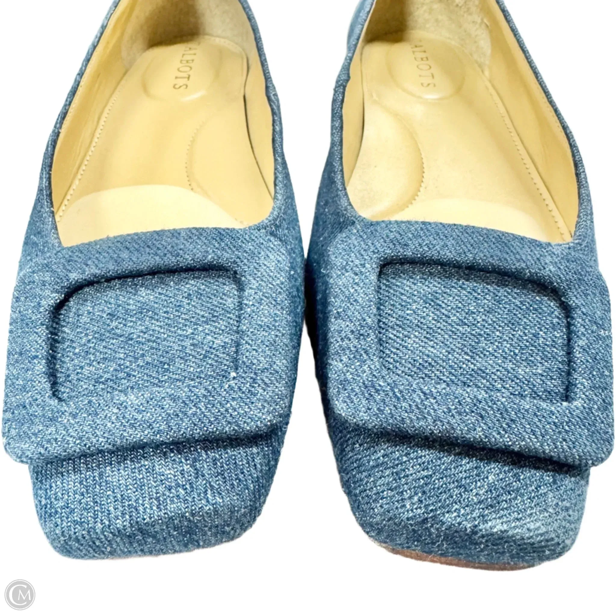 Shoes Flats By Talbots In Blue Denim, Size: 6.5