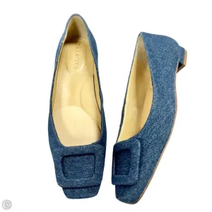 Shoes Flats By Talbots In Blue Denim, Size: 6.5