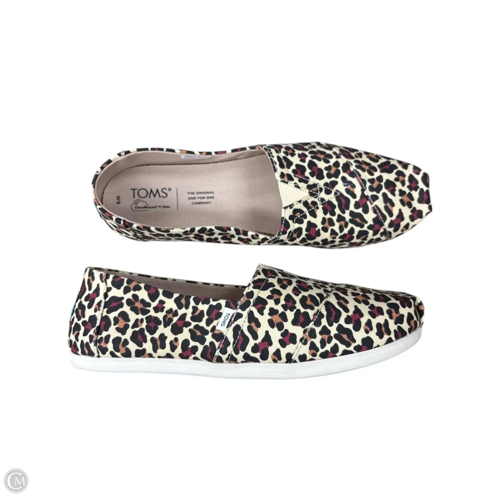 Shoes Flats By Toms In Animal Print, Size: 8