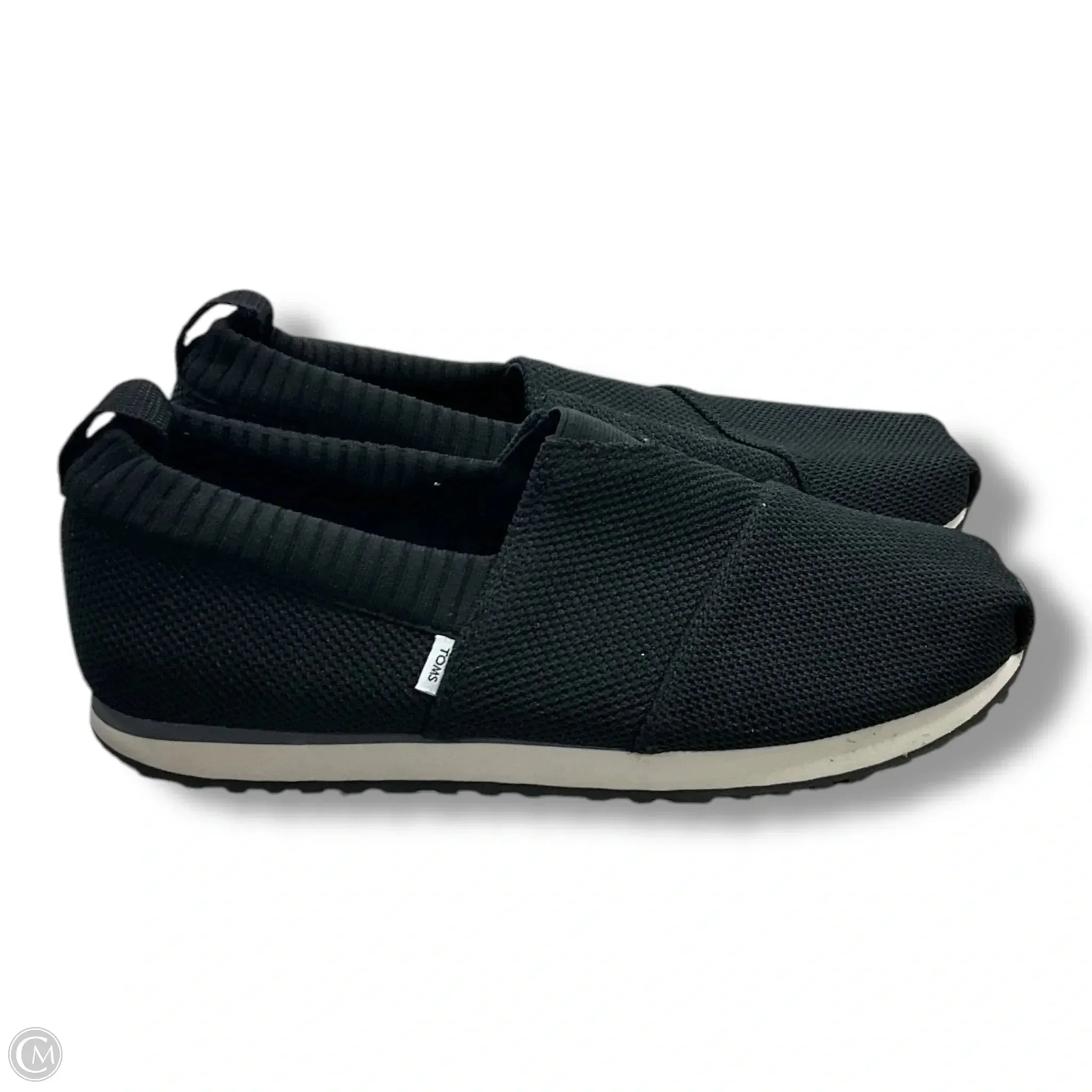 Shoes Flats By Toms In Black, Size: 9