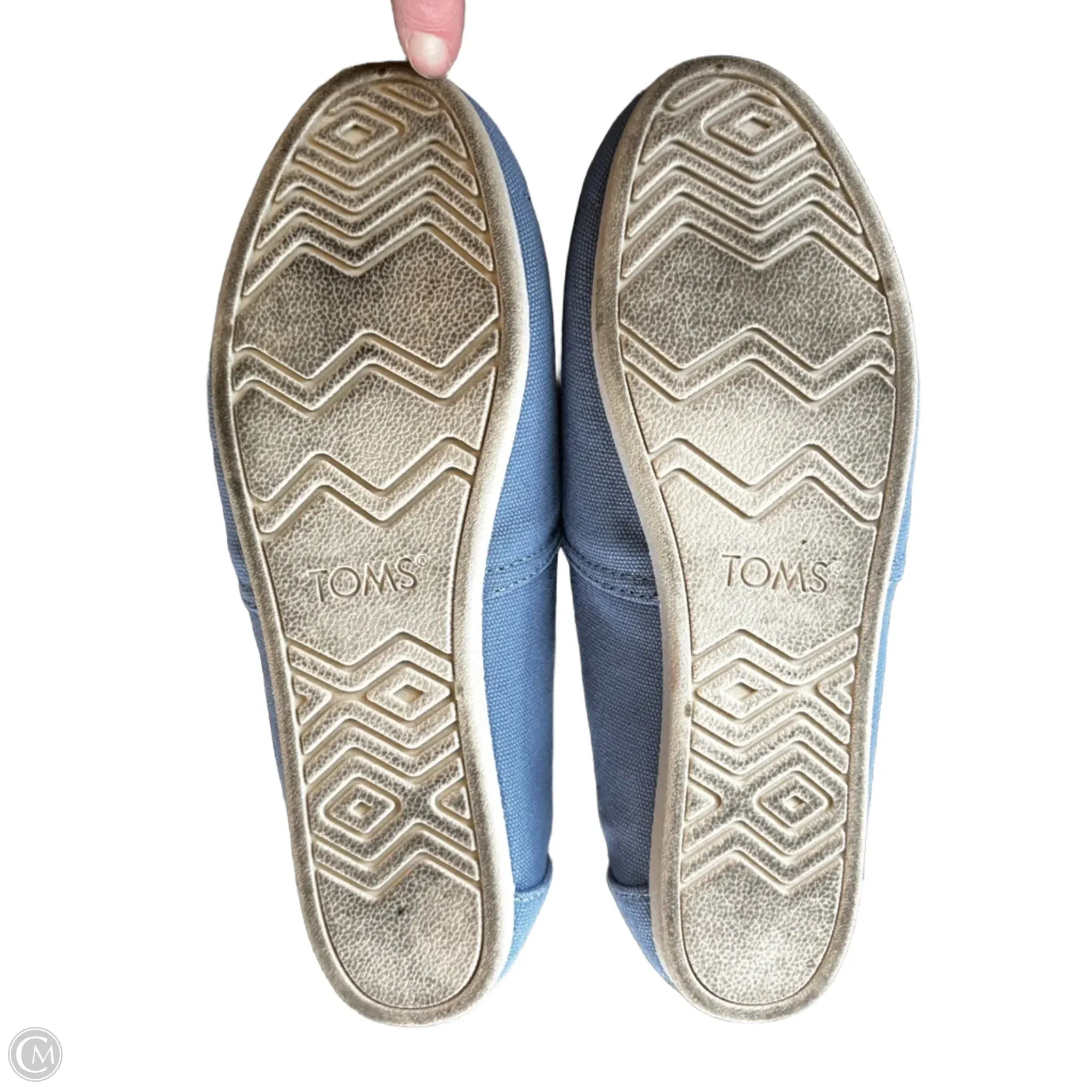 Shoes Flats By Toms In Blue, Size: 7